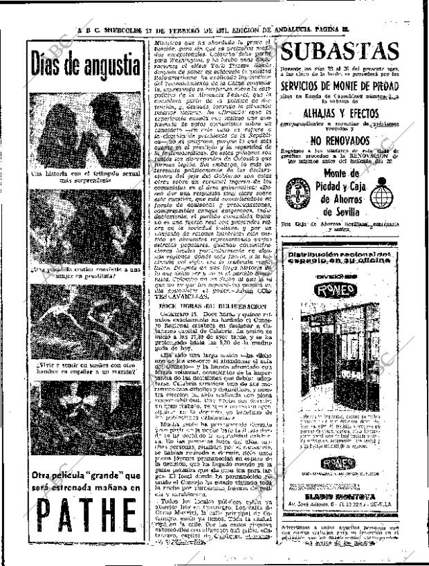 ABC SEVILLA 17-02-1971 página 22