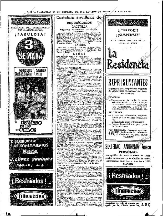 ABC SEVILLA 17-02-1971 página 50