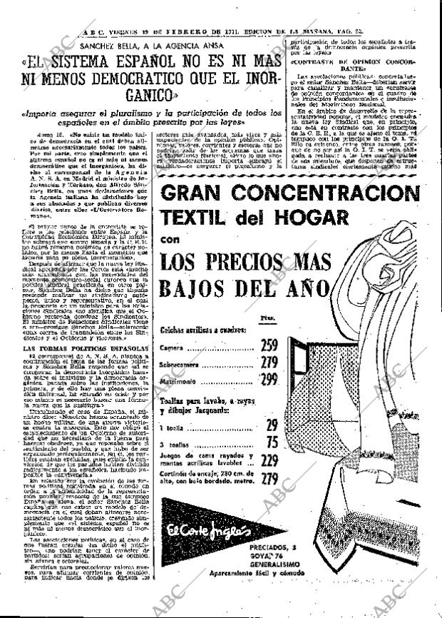 ABC MADRID 19-02-1971 página 25