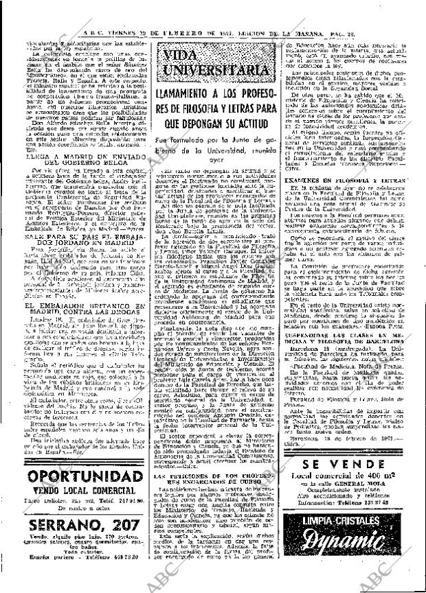 ABC MADRID 19-02-1971 página 26