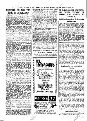 ABC MADRID 19-02-1971 página 41