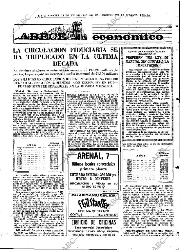 ABC MADRID 19-02-1971 página 55