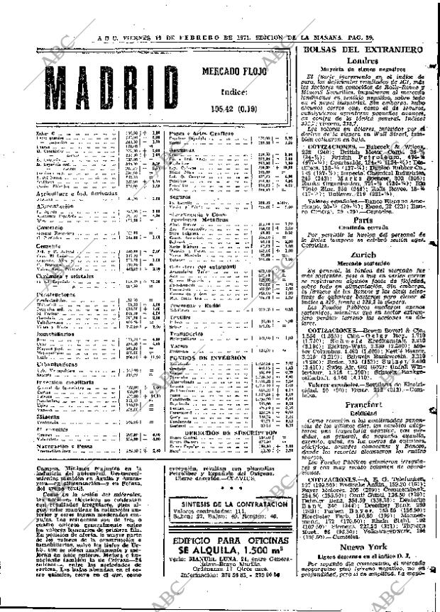 ABC MADRID 19-02-1971 página 59