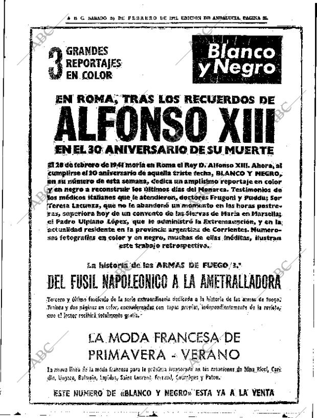 ABC SEVILLA 20-02-1971 página 25