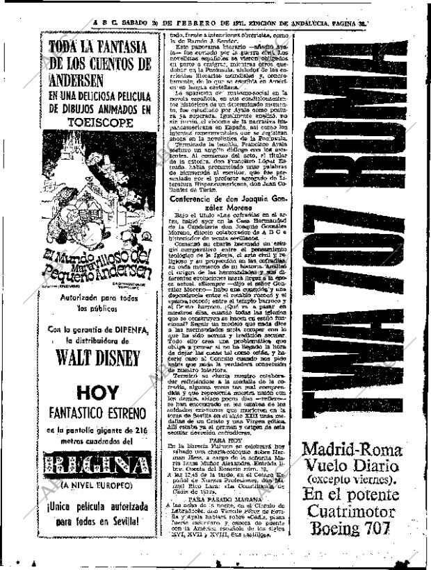 ABC SEVILLA 20-02-1971 página 38