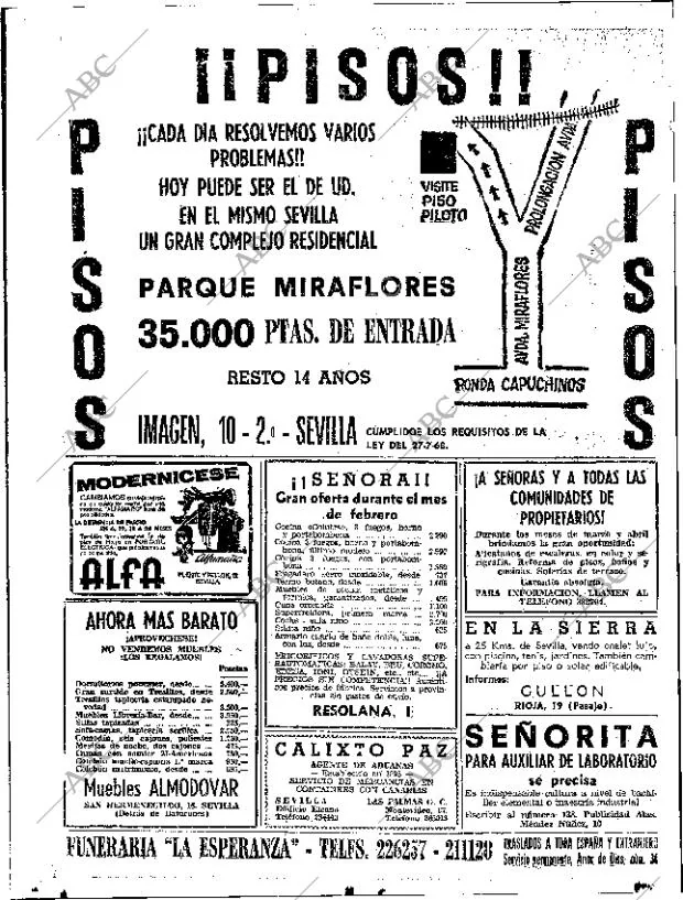 ABC SEVILLA 20-02-1971 página 60