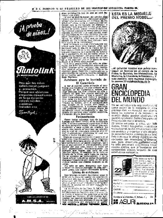 ABC SEVILLA 21-02-1971 página 32