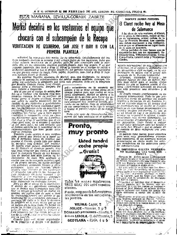 ABC SEVILLA 21-02-1971 página 49