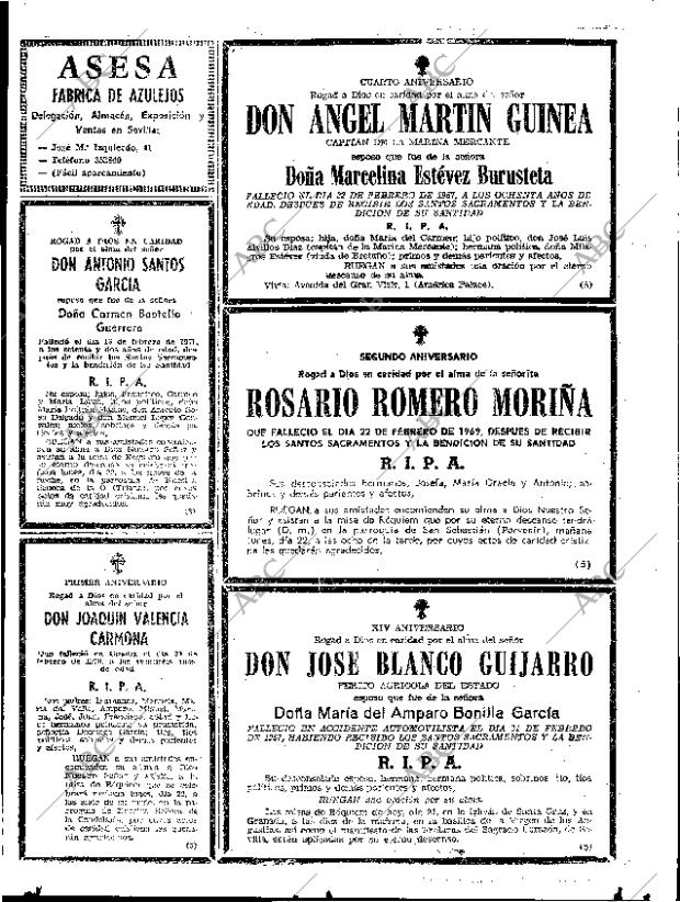 ABC SEVILLA 21-02-1971 página 61