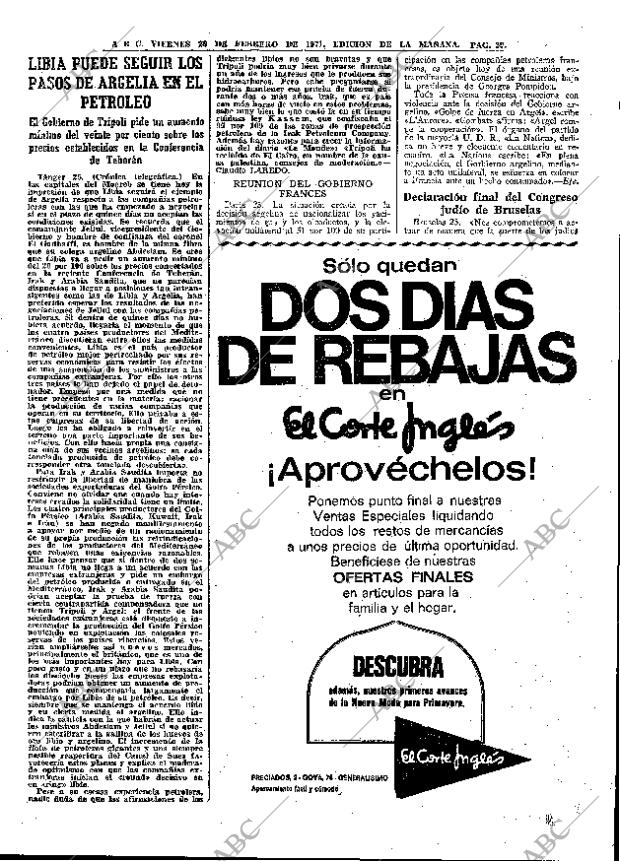 ABC MADRID 26-02-1971 página 29