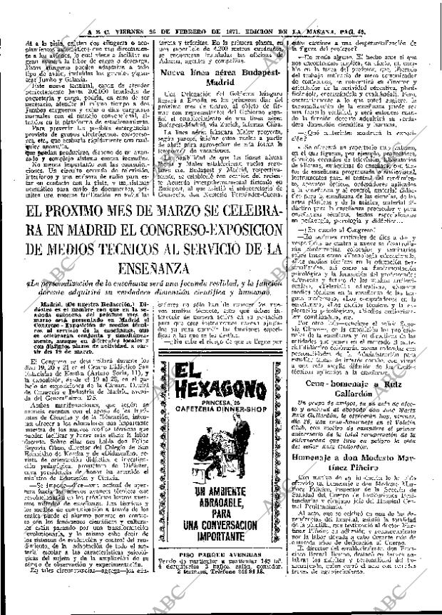 ABC MADRID 26-02-1971 página 42
