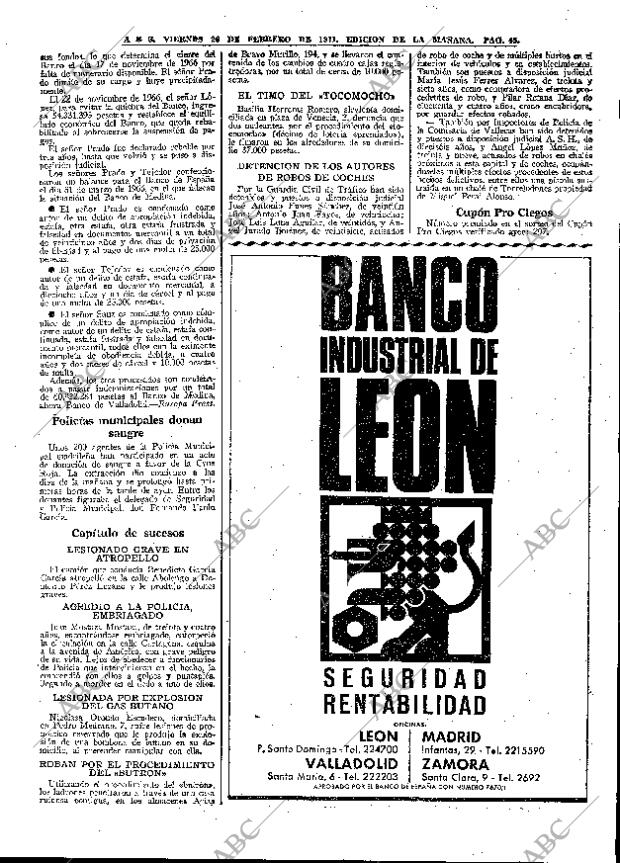 ABC MADRID 26-02-1971 página 45