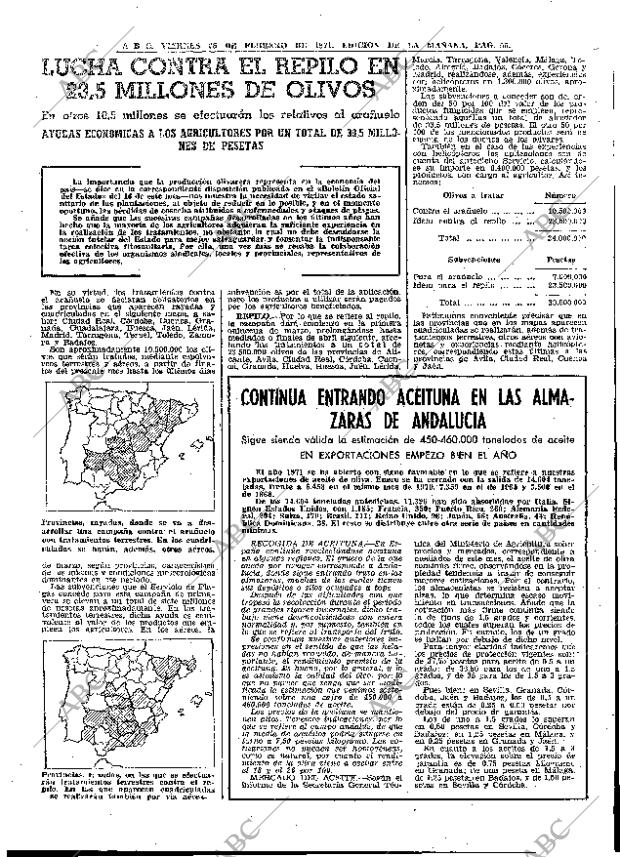 ABC MADRID 26-02-1971 página 55