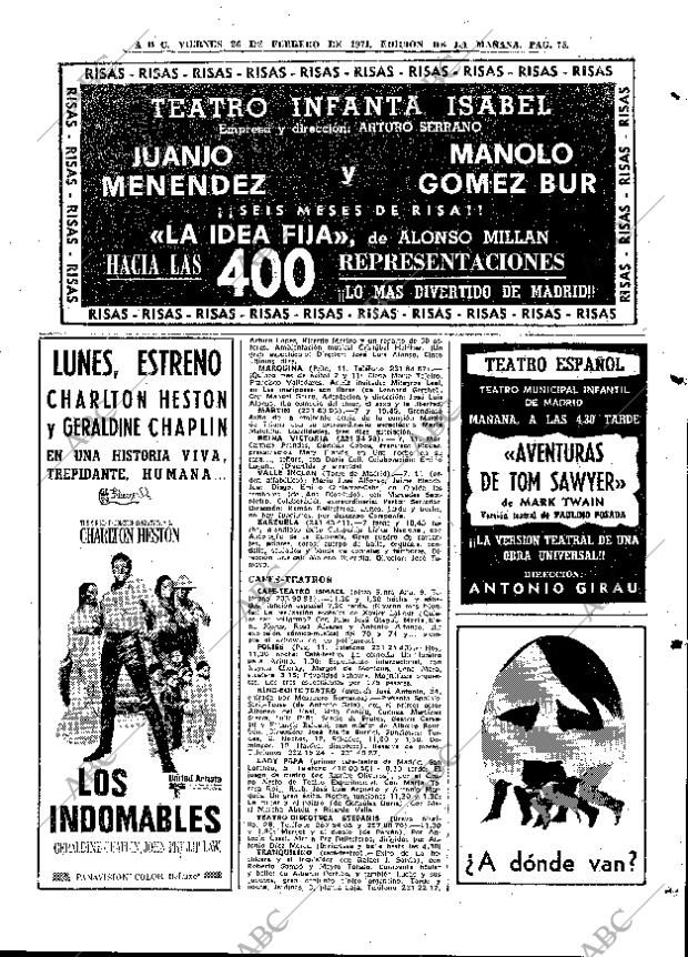 ABC MADRID 26-02-1971 página 75