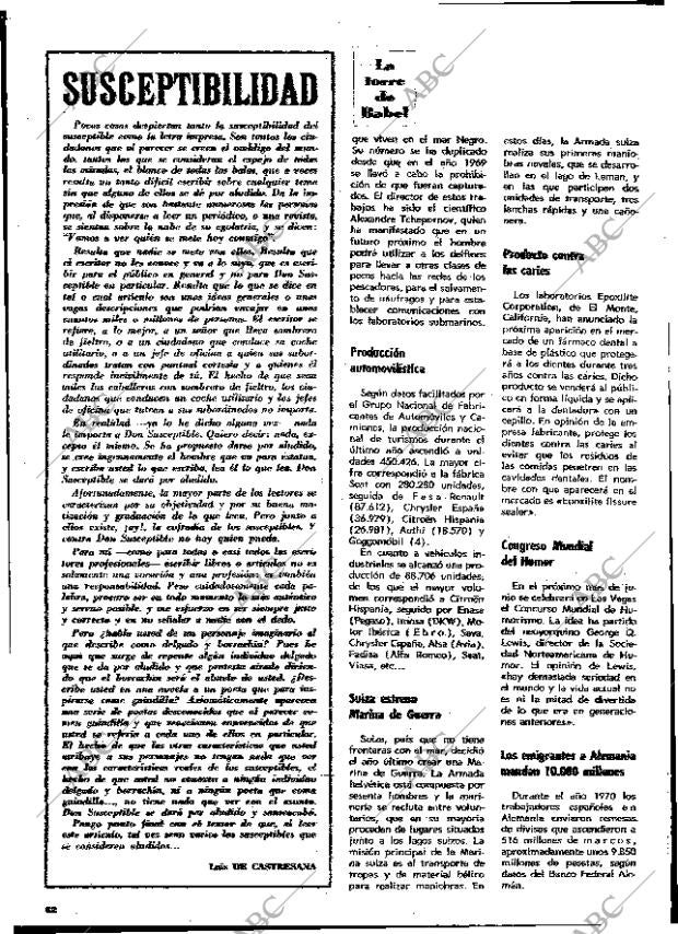 BLANCO Y NEGRO MADRID 27-02-1971 página 62