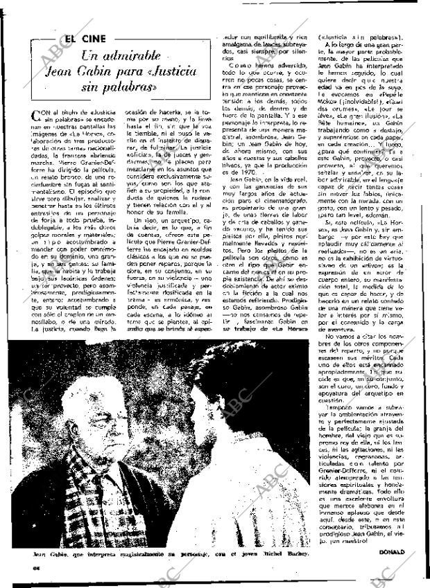 BLANCO Y NEGRO MADRID 27-02-1971 página 64