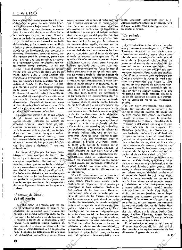 BLANCO Y NEGRO MADRID 27-02-1971 página 66