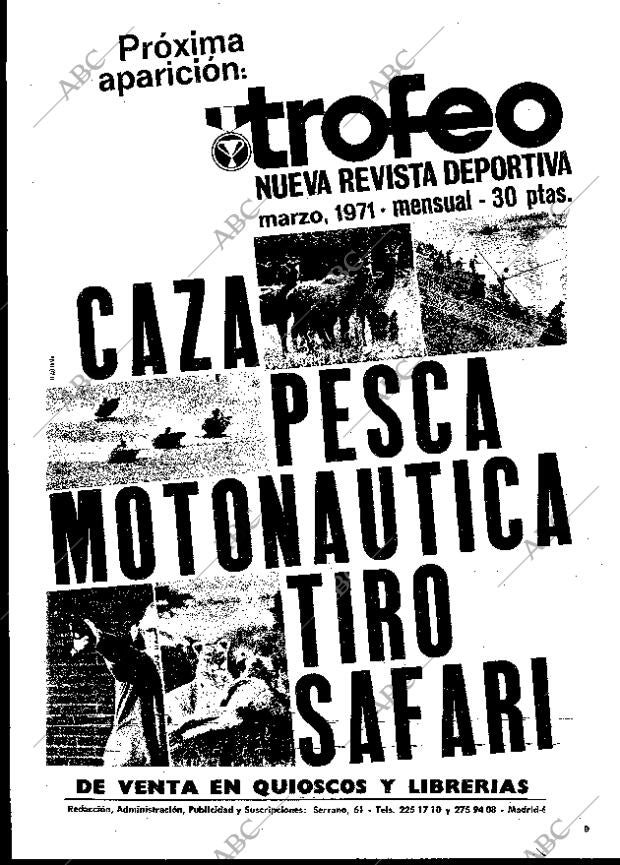 BLANCO Y NEGRO MADRID 27-02-1971 página 9