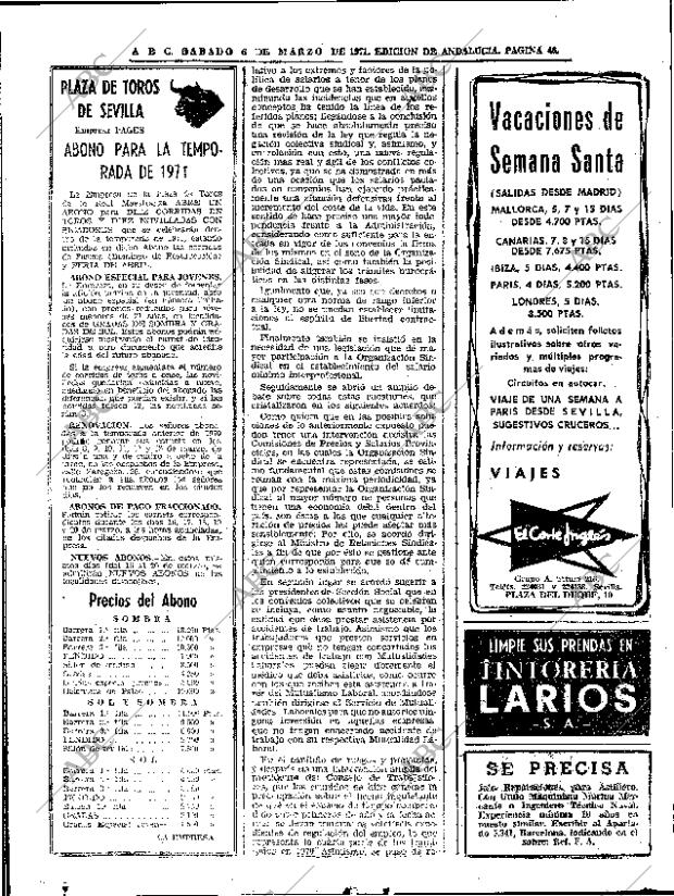 ABC SEVILLA 06-03-1971 página 46