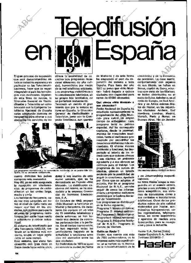 BLANCO Y NEGRO MADRID 06-03-1971 página 44