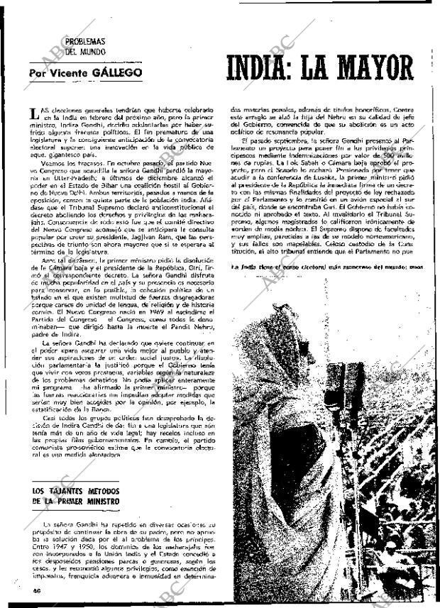 BLANCO Y NEGRO MADRID 06-03-1971 página 46