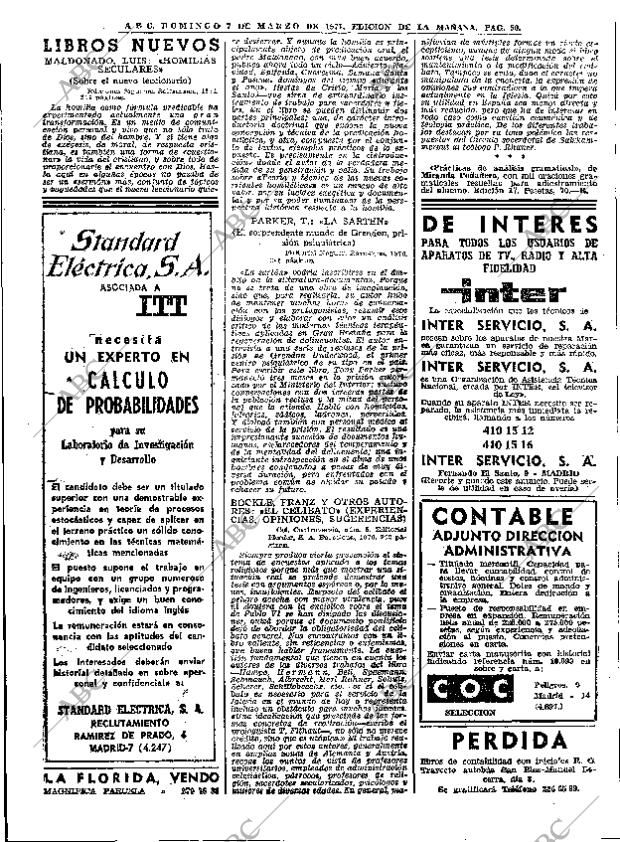 ABC MADRID 07-03-1971 página 50