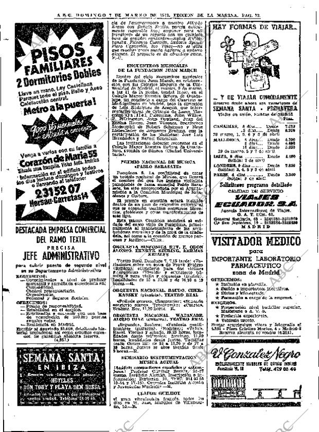 ABC MADRID 07-03-1971 página 72