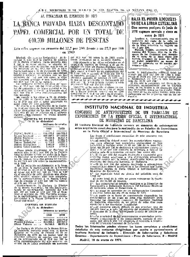 ABC MADRID 10-03-1971 página 61