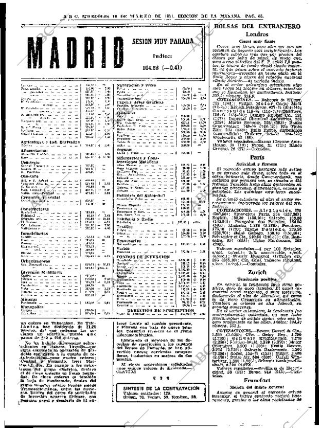 ABC MADRID 10-03-1971 página 63