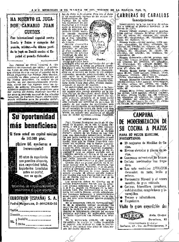 ABC MADRID 10-03-1971 página 70