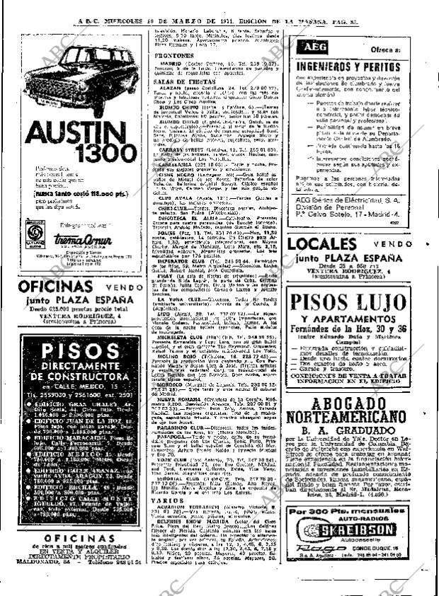 ABC MADRID 10-03-1971 página 85