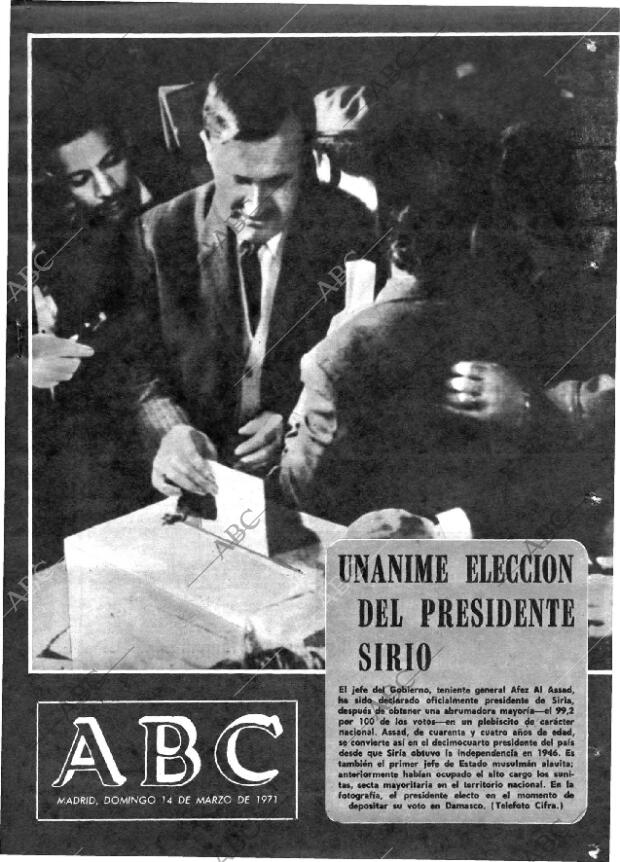 ABC MADRID 14-03-1971 página 1