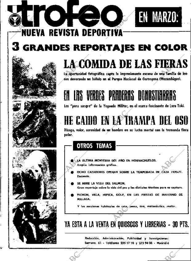 ABC MADRID 14-03-1971 página 160