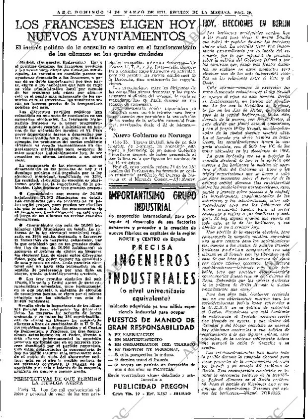 ABC MADRID 14-03-1971 página 29