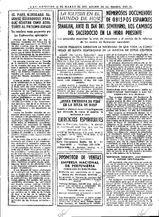 ABC MADRID 14-03-1971 página 33