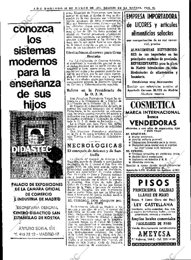 ABC MADRID 14-03-1971 página 44