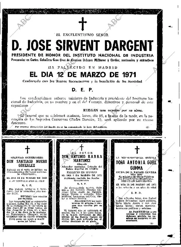 ABC MADRID 14-03-1971 página 97