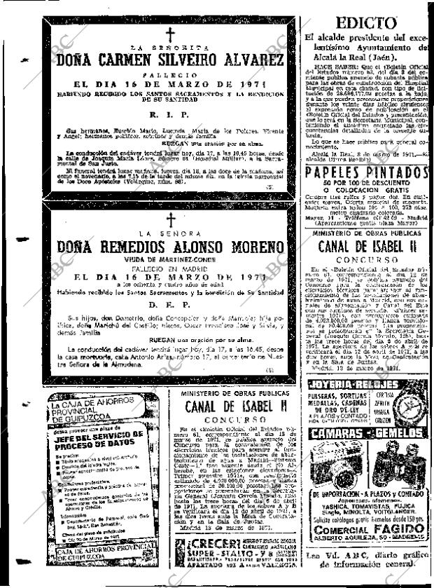 ABC MADRID 17-03-1971 página 108