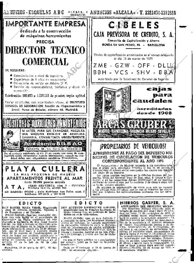 ABC MADRID 17-03-1971 página 109