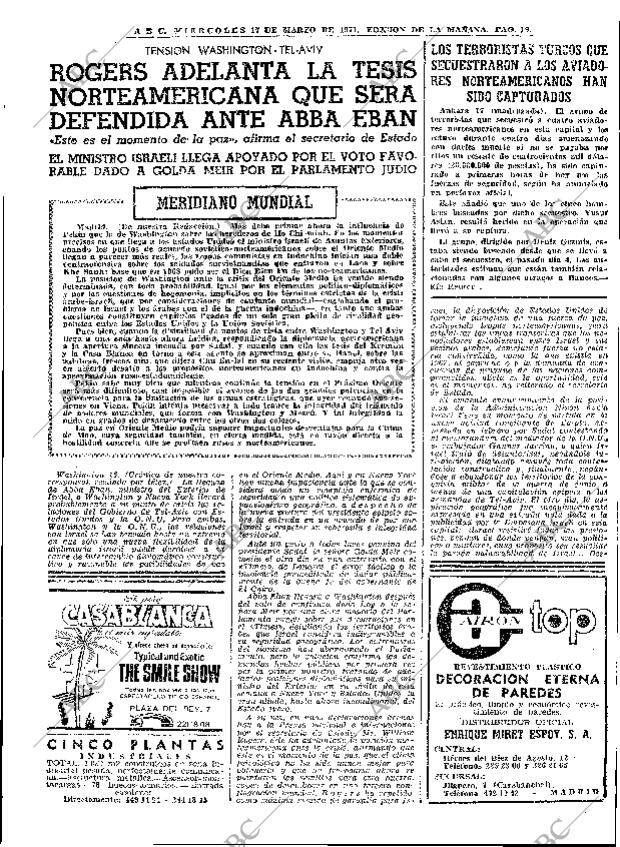 ABC MADRID 17-03-1971 página 19