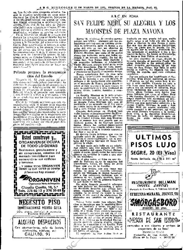 ABC MADRID 17-03-1971 página 23