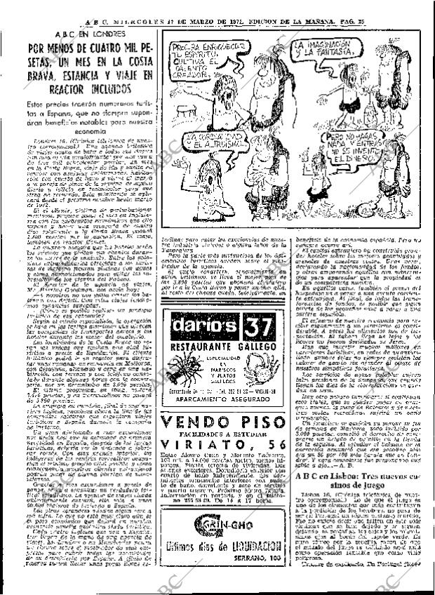 ABC MADRID 17-03-1971 página 25