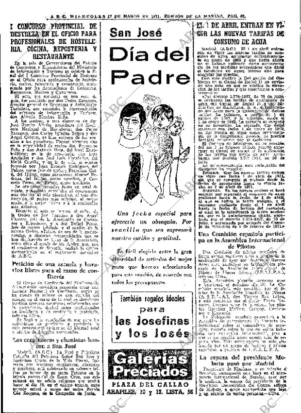 ABC MADRID 17-03-1971 página 48