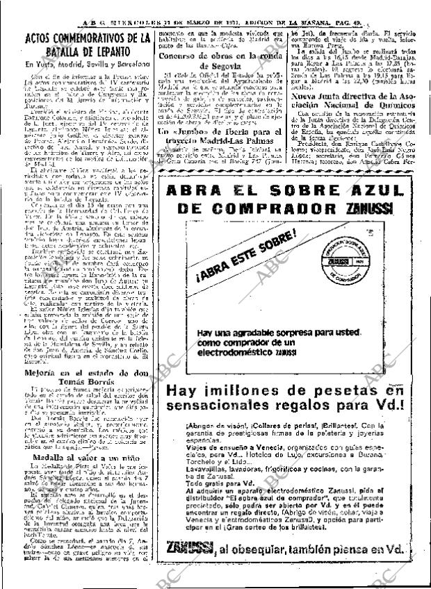 ABC MADRID 17-03-1971 página 49