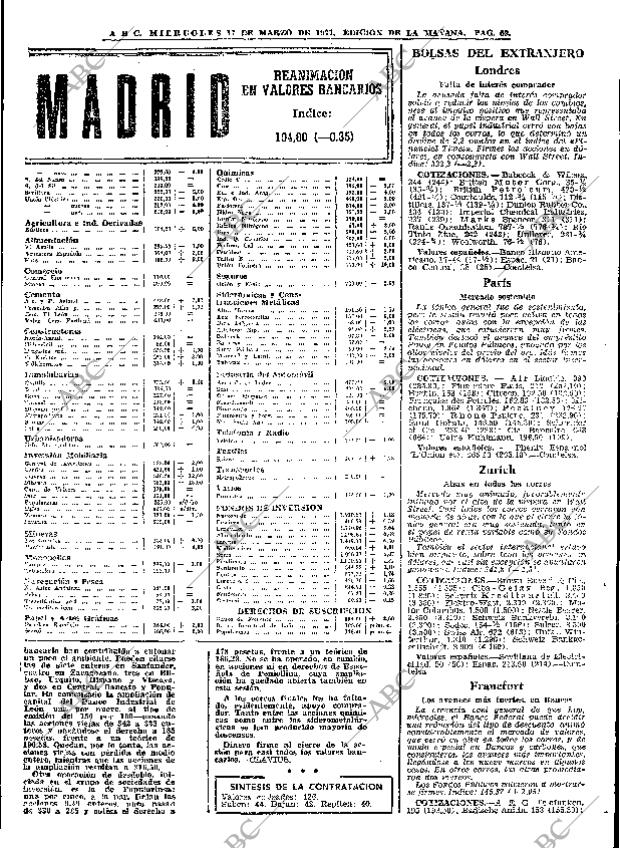 ABC MADRID 17-03-1971 página 69
