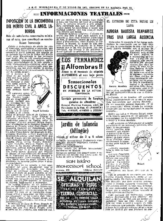 ABC MADRID 17-03-1971 página 83