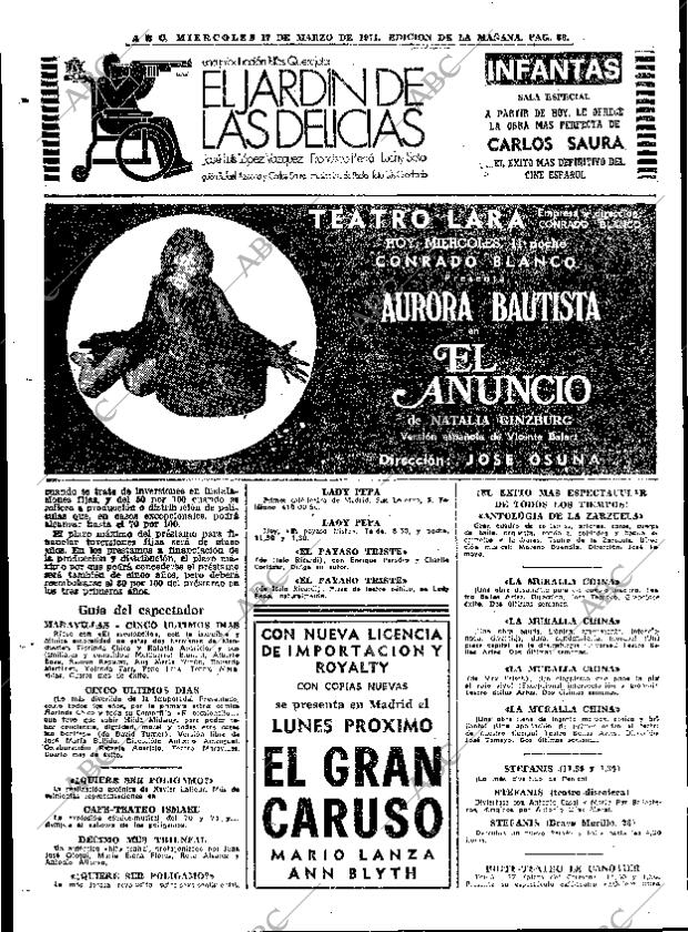 ABC MADRID 17-03-1971 página 86