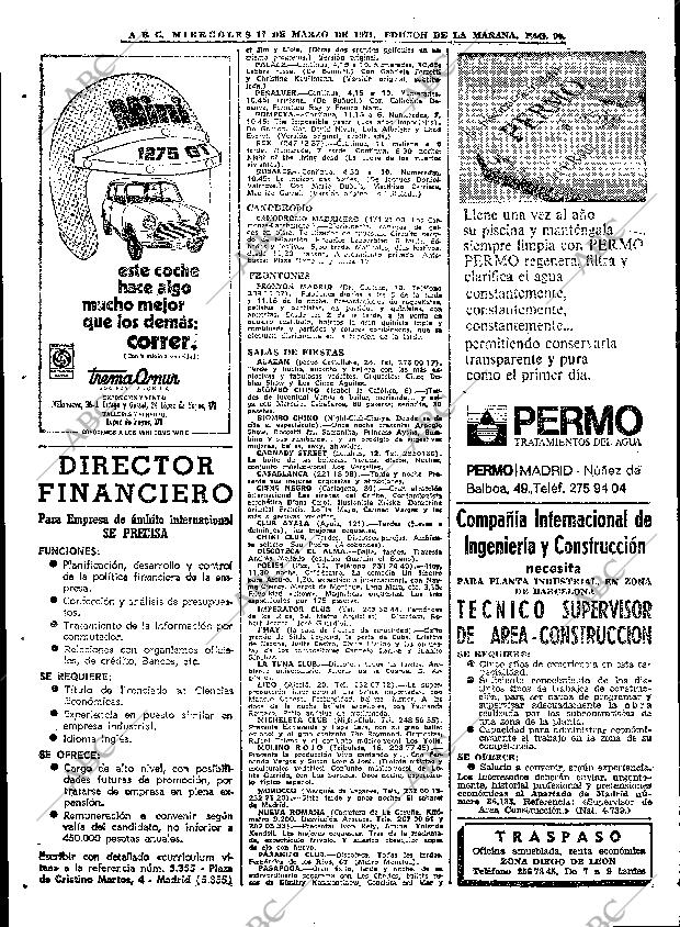 ABC MADRID 17-03-1971 página 90