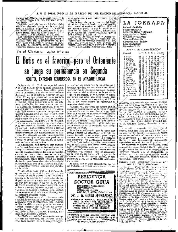 ABC SEVILLA 21-03-1971 página 46