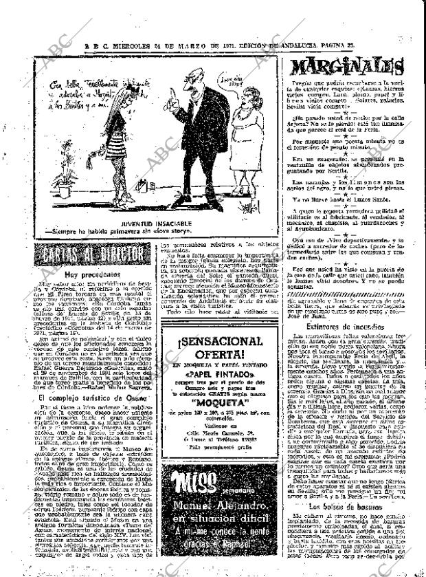 ABC SEVILLA 24-03-1971 página 33